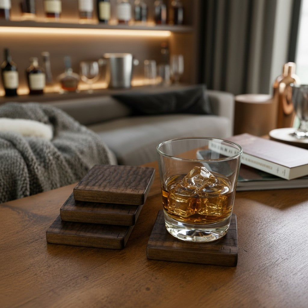 Walnut Coasters
