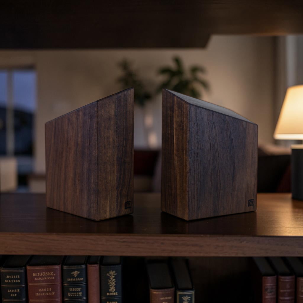 Walnut Bookends