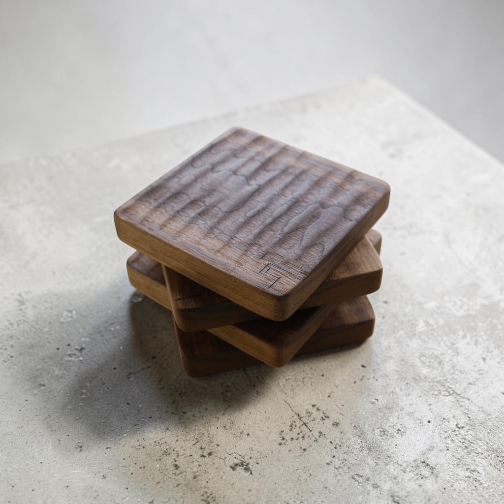 Walnut Coasters