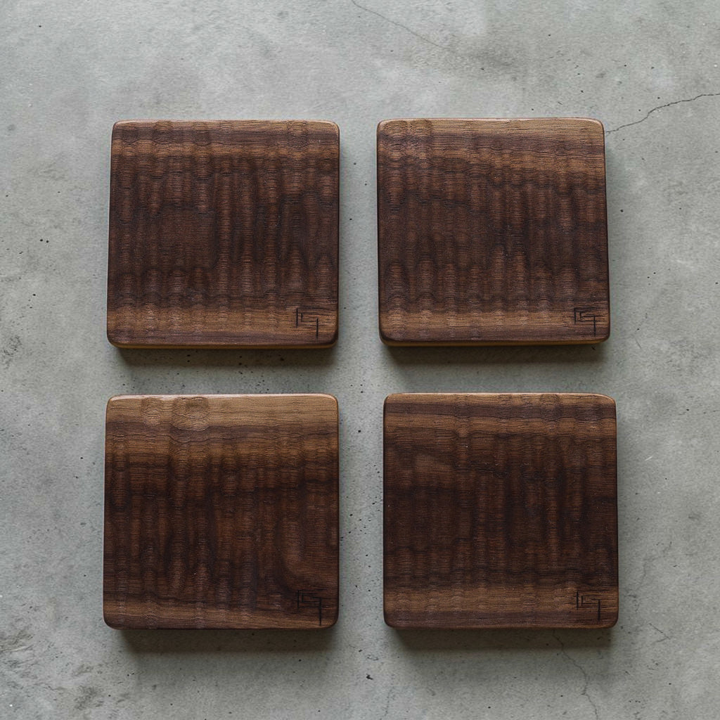 Walnut Coasters
