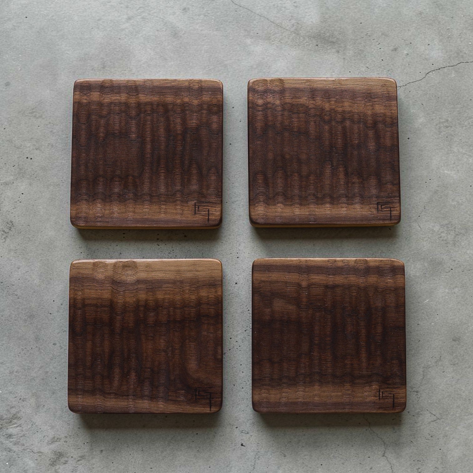 Walnut Coasters