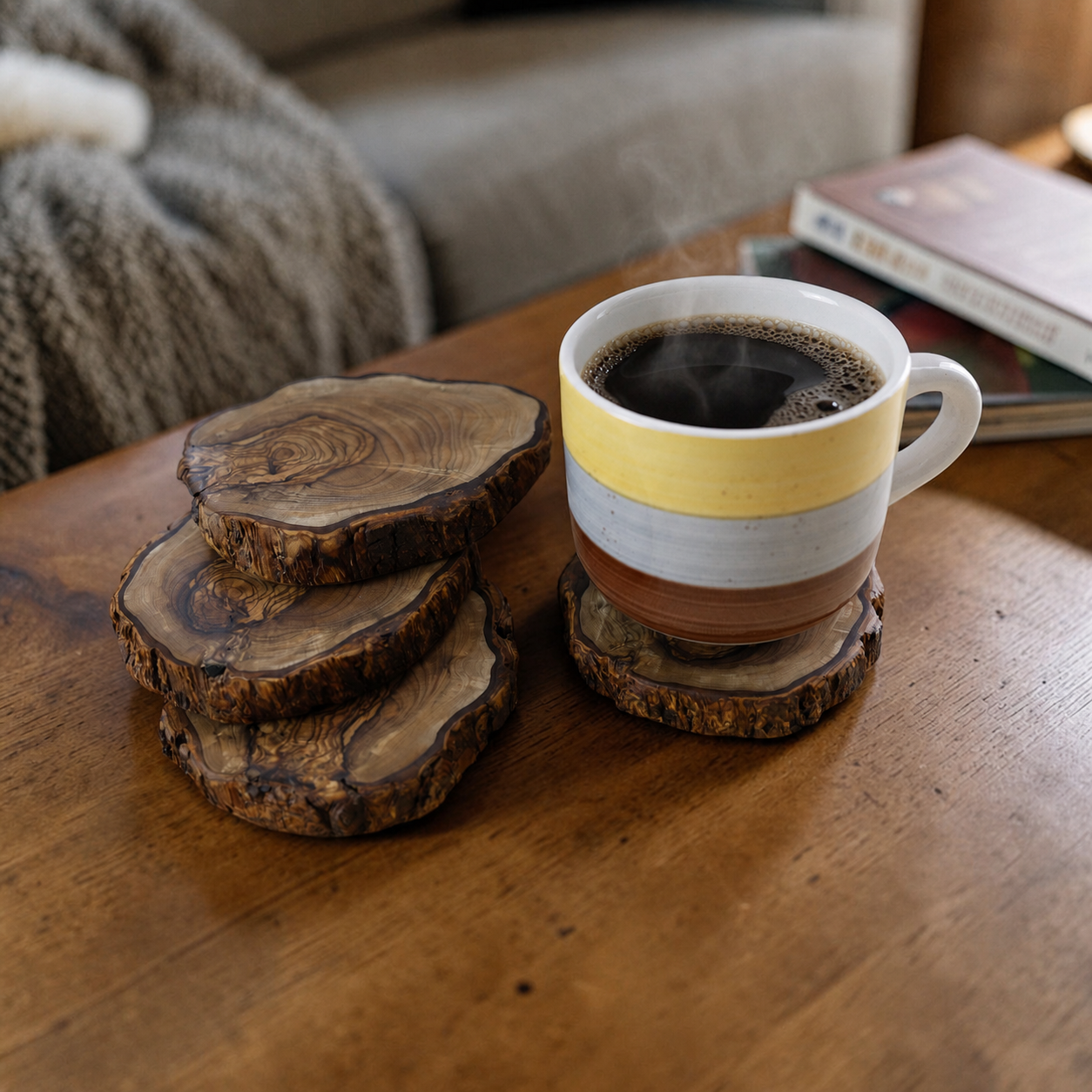 Olive Coasters